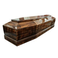 Ataúd para Adultos de Madera de Paulownia con Certificación FSC, Estilo Europeo Tallado, Personalizable de Fábrica, para Funerarias SDD Tmallwood Shandong