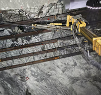 Foreuse à roche monopont pour l'exploitation souterraine, équipement minier, moteur diesel avec pompe pour tunnel étroit et mine métallique