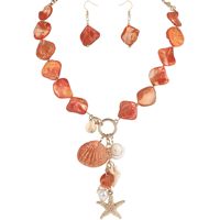 Ensemble de bijoux pour femme, collier pendentif ovale vintage en acier inoxydable plaqué or, résistant à l'eau, tendance et romantique, pour un usage quotidien