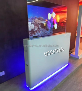 Quảng cáo tùy chỉnh thiết bị 55inch OLED LCD trong suốt kỹ thuật số signgae tầng đứng màn hình cảm ứng hiển thị video Totem - Product Image 4