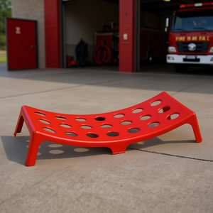 Protector de Mangueras Contra Incendios y Soporte de Seguridad de Plástico Rojo con Orificios para Almacenamiento y Protección - Product Image 3