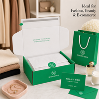 Boîtes d'expédition écologiques en carton ondulé rouge avec pelliculage mat, en matériaux recyclés, personnalisables avec logo pour vêtements, chapeaux et chaussettes – Vente en gros