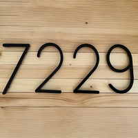 Enseigne lumineuse personnalisée en lettres 3D LED, logo, numéro de chambre d'hôtel, numéro d'appartement, plaque lumineuse