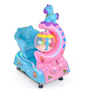 Hot Sales Commercial Coin Operated Kids Ride Moon Shaped Gaming Console Kiddie Rides Car - Product Image 2