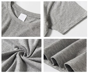T-Shirt in cotone 100% maglietta personalizzata con stampa a sbuffo Logo con grafica T-Shirt a maniche corte per uomo e donna - Product Image 4