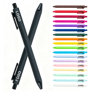 ปากกาเจลแบบกดสีสวยสะดุดตาเคลือบสีสเปรย์ ปากกาเซ็นชื่อสำหรับโปรโมชั่น ปากกาโลโก้สั่งทำ ของขวัญสำหรับนักเรียนและธุรกิจ - Product Image 4