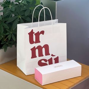 Sacs en papier kraft biodégradables, recyclables et écologiques personnalisés pour l'emballage de tiramisu et de desserts - Product Image 4