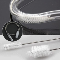 Brosse à fil flexible à usage multiple, brosse de nettoyage pour tuyau de CPAP, brosse pour trou de drainage de réfrigérateur, brosse pour tube en plastique