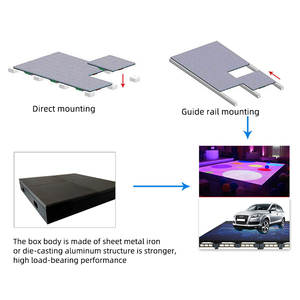 พื้นจอ LED P3.9สำหรับเต้น HD คุณภาพสูงอลูมิเนียมหล่อขึ้นรูปกำหนดเองในร่มสีเต็มรูปแบบ CCC CE ROHS ISO - Product Image 6