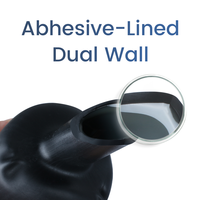 Tuyau thermorétractable à double paroi Yilian, moyen, avec colle