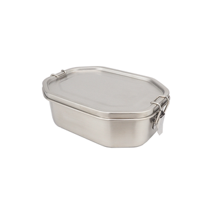 Online selling high quality Seal leaking proof octagon lunch box 304 Stainless Steel Tiffin Box Kids Bento Metal Lunchbox