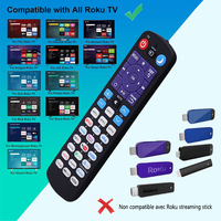 Nouvelle liste : Télécommande 2 en 1 pour Roku Tv Box, télécommande universelle à apprentissage