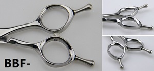 Tijeras de Peluquería Canina y Felina Ecológicas BF-6542, Acero Inoxidable Japonés 440C, Tijeras de Entresacar VG10 CNC CHENG YONGHE - Product Image 3