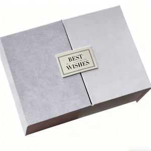 Luxury Book Shaped Cardboard <b>Gift</b> <b>Box</b> Double-Door Magnetic Closure Custom Embossed <b>Wedding</b> & Valentine's Day Cosmetic Packaging - Product Image 1