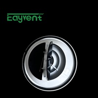 Diffuseur rond en aluminium à pression d'air équilibrée pour prévenir les zones chaudes et froides, idéal pour les grands espaces de centres commerciaux et les équipements CVC
