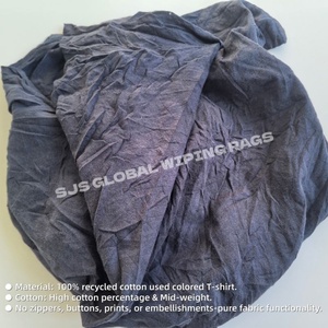 Recycled Cotton Reclaimed T-Shirt Rags <b>Industrial</b> Cleaning <b>Wiping</b> for Mechanical Equipment Cleaning - Product Image 4