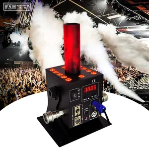 Stage Special Effect 250W 7 Channels LED Co2 Jet Smoke Machine Cryo Co2 Jet Machine for Events DJ Disco Nightclub Bar