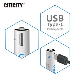 Batteries Li-ion rechargeables CITICITY AAA PRO 600 mAh 1,5 V, haute capacité longue durée pour lampes LED et manettes de jeu - Product Image 1