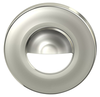 Lumière de courtoisie LED ronde de 2 pouces avec finition en acier inoxydable Lampe d'intérieur pour camping-car, caravane, bateau, certifiée CE/RoHS/REACH