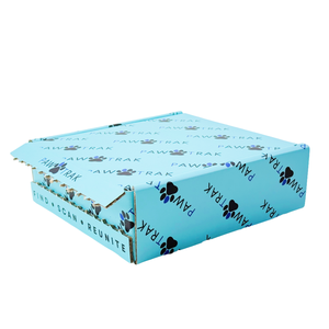 Caja de Embalaje de Cartón Corrugado Azul Cielo con Cierre Desprendible, Venta Directa de Fábrica, <span class=keywords><strong>Paquete</strong></span> Autosellable con Tiras Desprendibles, Cartón de Envío - Product Image 6
