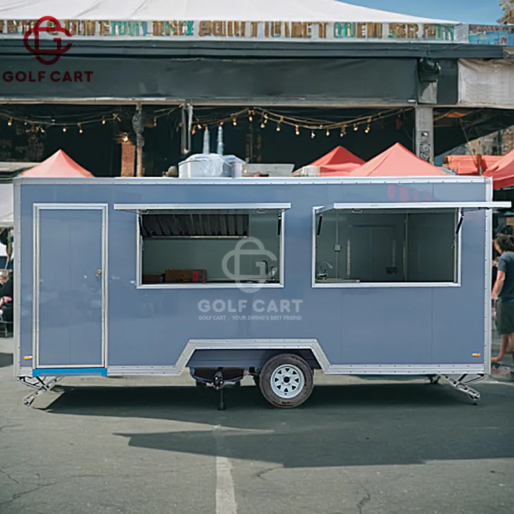 Qualité d'usine et prix Nouveau design Food Van Fast Food Truck Camper Car Street Mobile Food Cart pour restaurant entièrement équipé