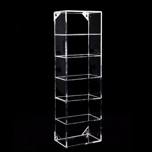 Sparen Sie Pace Transparent dustproof Houseware Kunststoff Aufbewahrungsbox 6 Tier Tasche Lagerung Mulit-Funktion Organizer Cont - Product Image 3