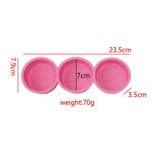 แม่พิมพ์สบู่ซิลิโคนทรงกลมลาย<span class=keywords><strong>คำ</strong></span>ว่ารัก/ครอบครัว จากโรงงานโดยตรง แบบทำมือ <span class=keywords><strong>3</strong></span> ช่อง - Product Image 2