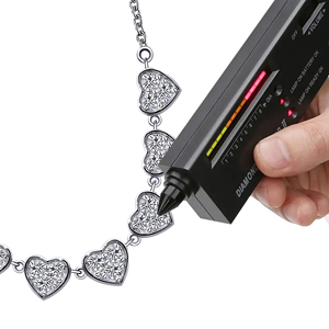 Tianyu 925 Sterling <b>Silver</b> Platinum Plated Moissanite <b>Heart</b> Pendant <b>Necklace</b> Small Beads Exquisite Delicate Design Perfect - Product Image 2