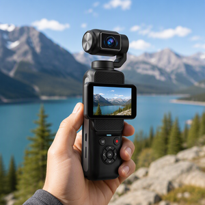 Caméra stabilisée de poche YD07 4K 30fps 330 °   Caméra de vlog avec suivi du visage par IA, stabilisation électronique de l'image (EIS) 6 axes, écran tactile de 2,2 pouces, OEM, FCC, ROHS - Product Image 4