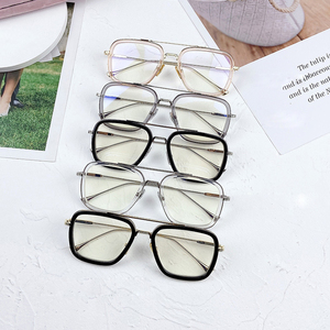 กรอบแว่นตาโลหะคุณภาพสูงระดับท็อป ดีไซน์<span class=keywords><strong>อเวน</strong></span>เจอร์ส ไอรอนสไปเดอร์แมน ป้องกันแสงสีฟ้า สไตล์เอนด์เกม โทนี่ สตาร์ค สตีมพังก์ - Product Image 6