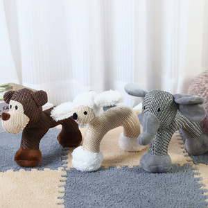 Giocattolo Sonoro in Peluche per Cani e Gatti, Resistente ai Morsi, Antistress e Antidolore per la Dentizione, Modello Corgi Teddy MJ-24083 - Product Image 3