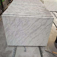 Dalle de granit blanc royal - Granit blanc naturel avec des veines grises pour plan de travail de cuisine, revêtement de sol, revêtement mural