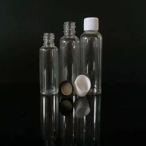 Custom transparent plastic dispensing bottles, small-mouth plastic bottles, emulsion dispensing bottles, ordinary <b>cap</b> PET - Product Image 3