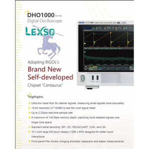 Osciloscopio Digital Rigol Dho1202, Ancho de Banda de 200 Mhz, ADC de 12 Bits, Memoria de 50Mpts, para Reparación Electrónica - Product Image 4