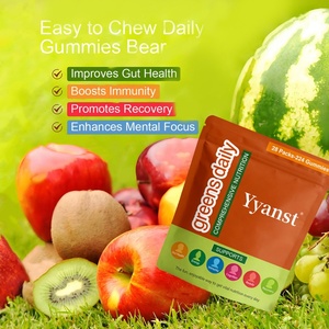 High Effect Vegan Greens Daily Promote Digestive Healthier Balance Gut Microflora Promote Digestion Probiotic <b>Gummy</b> <b>Candy</b> - Product Image 4