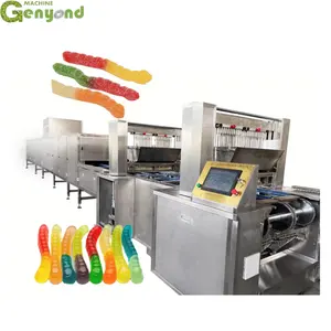 Ligne de dépôt automatique de bonbons à la gelée Machine à bonbons gommeux Ligne de production de bonbons Fabricant