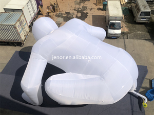 Quảng cáo Khổng Lồ Trắng <span class=keywords><strong>Inflatable</strong></span> người đàn ông mô hình với ánh sáng <span class=keywords><strong>Inflatable</strong></span> nhân vật hoạt hình con người - Product Image 6