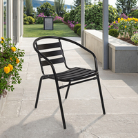 Vente en gros de chaises en aluminium pour l'extérieur chaise empilable chaise de plage