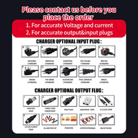 Chargeur de batterie au lithium intelligent 12V 24V 36V 3A 48V 2A Chargeur rapide pour vélo électrique