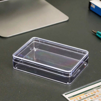 Petite boîte de rangement jetable en plastique PS transparent pour emballage alimentaire montre intelligente et accessoires pour écouteurs conception aseptique