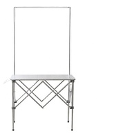 Table de Promotion d'affichage publicitaire pliable en aluminium