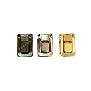 Serrure de meuble en acier au carbone sans clé, dorée, rétro, argentée, blanche, rustique, pour boîte en bois, quincaillerie durable - Product Image 2