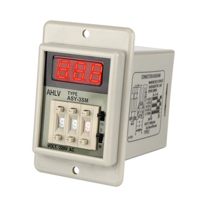 Relé de Tiempo Digital Asy 3sm 220V AC, Temporizador de Retardo Multisegmento con Pantalla - Product Image 2