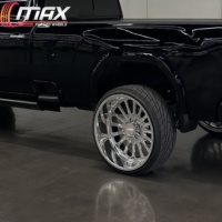 24x10 24x12 24x14 6x139.7 6x5.5 Super Single Geschmiedete Felgen mit Tiefer Einpresstiefe Poliert für Chevrolet Silverado 1500 für Dodge Ram 1500