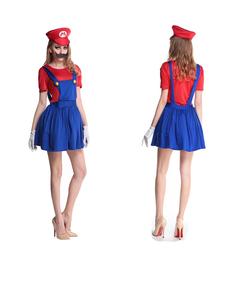 <span class=keywords><strong>Déguisement</strong></span> <span class=keywords><strong>Mario</strong></span> Rouge Classique pour Adulte, Combinaison Amusante pour Halloween, Frère de Luigi, Inspiré de la Télévision et du Cinéma, Fantasia Cosplay - Product Image 3