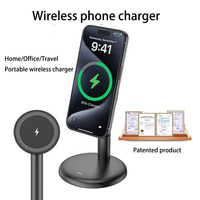 Cargador Inalámbrico Magnético Rápido Personalizado de 15W PD 3.0 con Puerto Tipo-C para iPhone 15 Pro Max y para Teléfonos