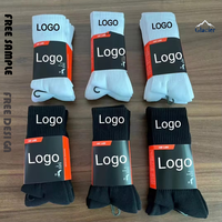 Glacier Vente en gros Chaussettes de marque Elite de haute qualité Chaussettes de basket-ball décontractées avec logo personnalisé Chaussettes de sport en coton épais pour hommes
