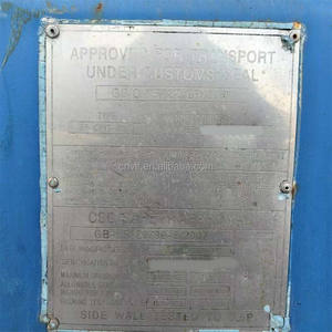 Conteneurs d'expédition Corten Steel 20GP d'occasion à vendre Capacité 33CBM de type sec en vrac - Product Image 4