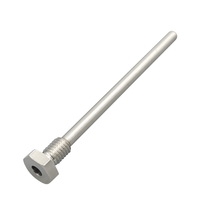 Thermistance PTC haute température Sonde en acier inoxydable Longueur 1000 mm Capteur de température multifonctionnel à trois fils Pt100