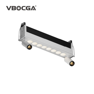 Techo Blanco Negro Tienda Downlight 6W 10W Rejilla 110V 220V Luz LED lineal empotrada - Product Image 2